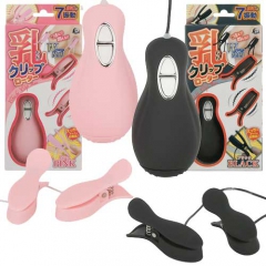乳クリップローター ピンク ブラック
