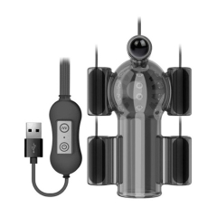 驚異の5点刺激キトニーローター USB5モーターペニストレーナー