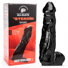 All Black Steroid Anal Dildo Bodybuilder 33×7cm