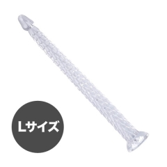 クリアジェリースケイルロングディルド L