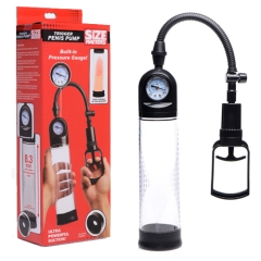 Trigger Penis Pump With Built-In Pressure Gauge 圧力計内蔵 トリガーペニスポンプ
