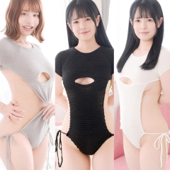 DOLCE pink オーバーキルニット レオタード