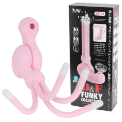 クリ吸引と曲がるスティック4本で振動責め D＆F ファンキーコレクション DF-14