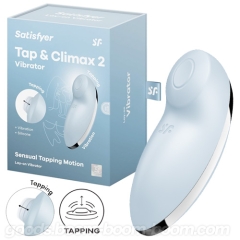 Satisfyer Tap & Climax 2 Blue サティスファイヤー タップ＆クライマックス 2