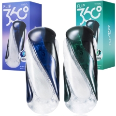 TENGA FLIP 360 ミッドナイトパープル オーロラグリーン