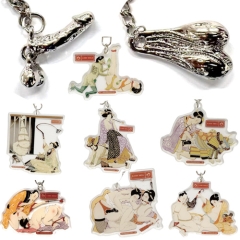 男魂 FUGURI 浮世絵 キーホルダー