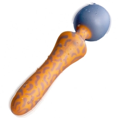 レオパード柄 二重層液体シリコン電マ 振動開発 クリ責め 女性おもちゃ 大人のおもちゃ