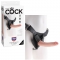 King Cock Strap-on Harness Cock キングコックナチュラル (ディルド付き)