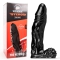 All Black Steroid Anal Dildo The Referee 46.5×8.9cm
