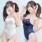 FittySatin パイピングスクール水着