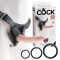 King Cock Strap on Harness with 7インチ Cock